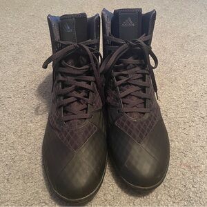 Adidas Black Lace Up Wrestling Shoes